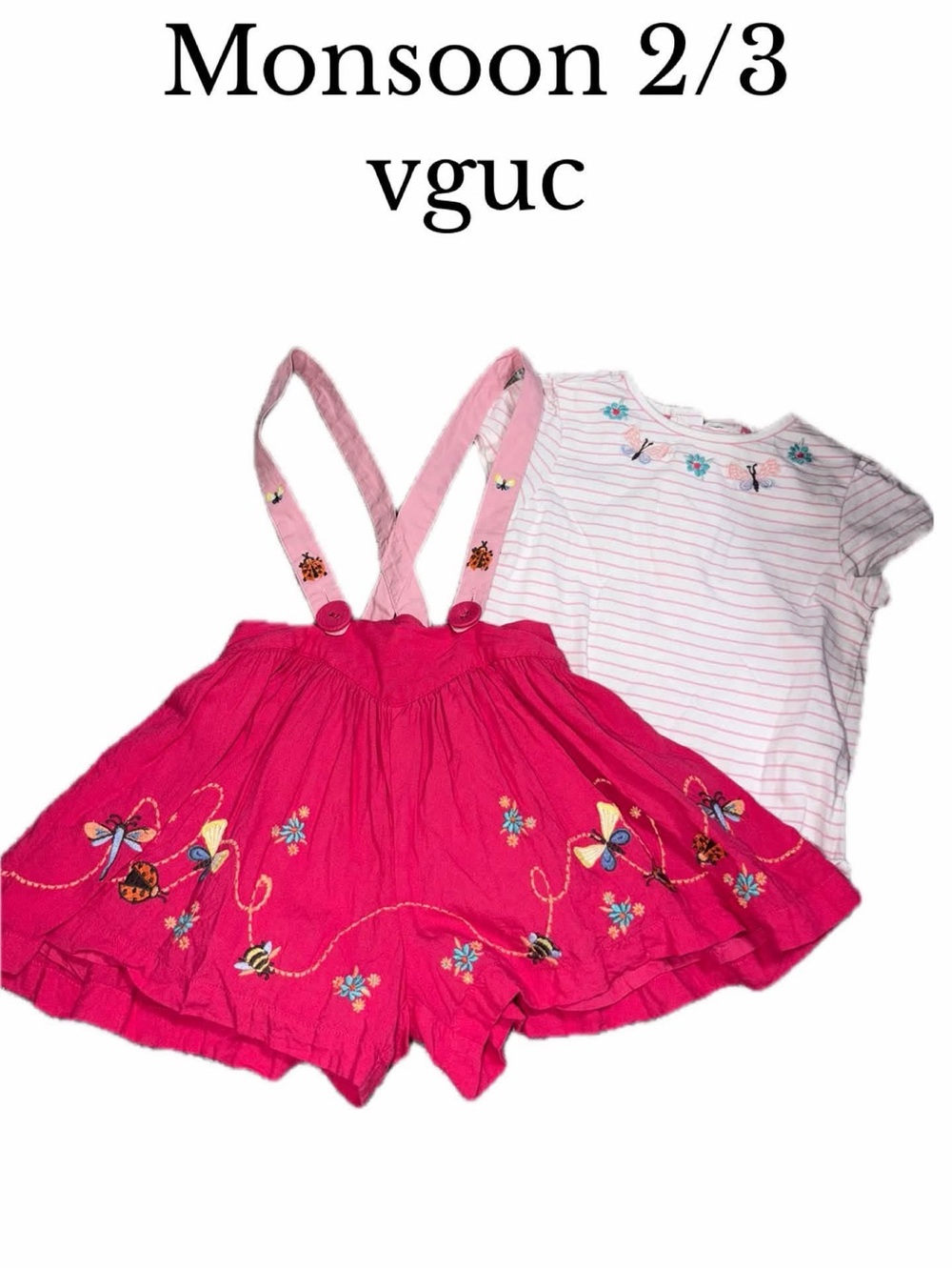 Monsoon 2-3 romper set